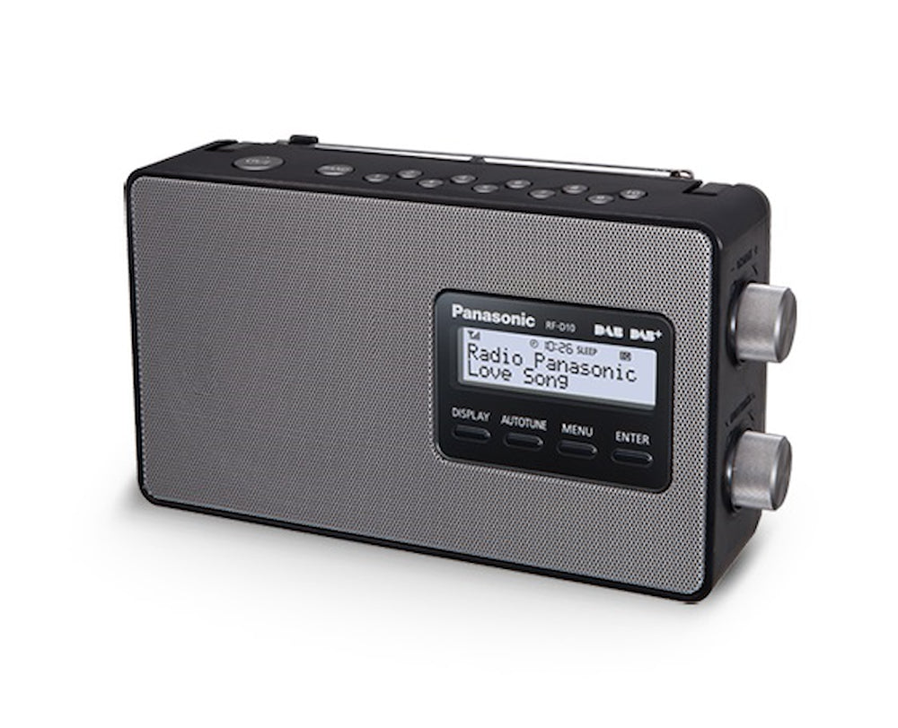 Panasonic RFD10EGK Radio Dab 2w Fm/rds 87.5-108mhz Dab+ Lcd Ner