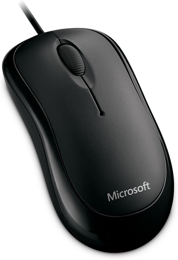 Microsoft P5800059 Mouse Ottico 800dpi 3pulsanti Nero
