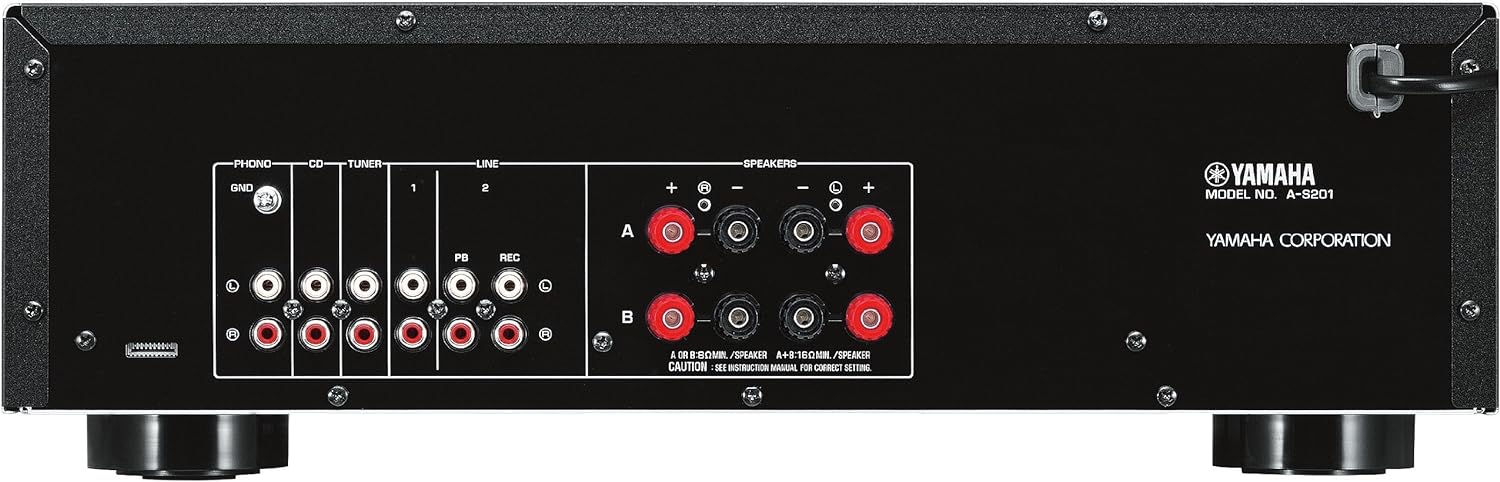 Yamaha AS201BLACK Amplificatore 2x140w 10hz-100khz 10db Nero
