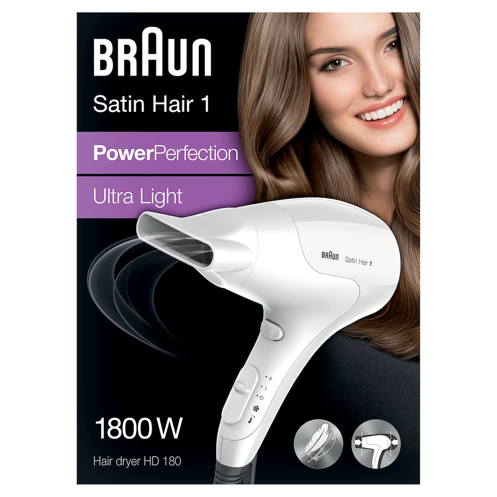 Braun BRHD180E Phon 1800w 2vel.ion Satin Hair5 C/concentratore