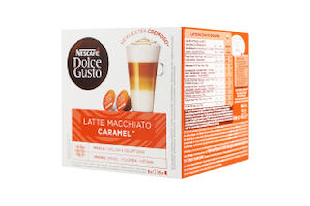 Nescafe 12422409 Capsule Caffe Dolce Gusto Latte Macc.caramel 8+8pz