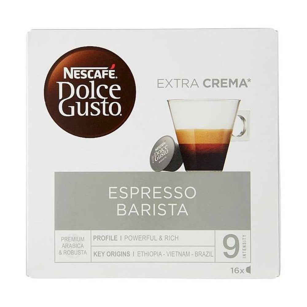 Nescafe 12391303 Capsule Caffe Dolce Gusto Espresso Barista 16pz