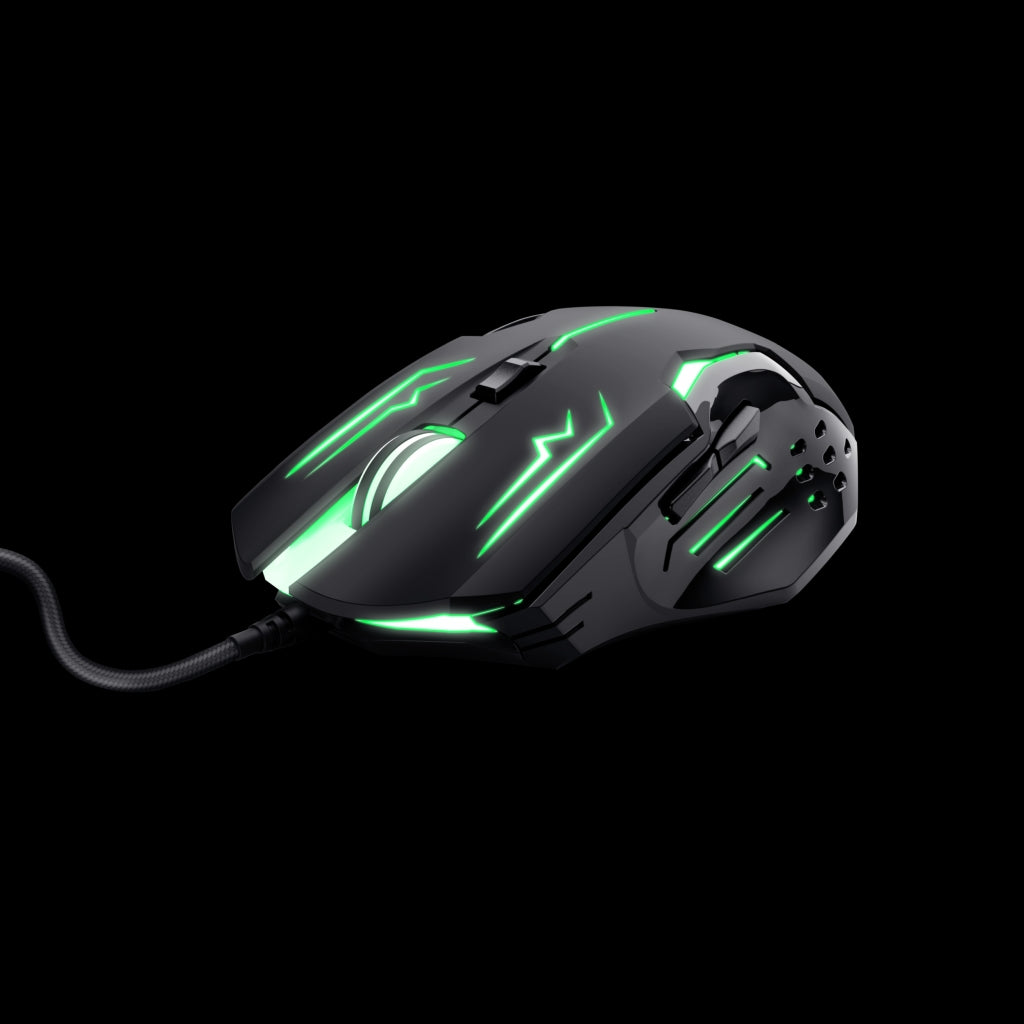 Trust Gaming GXT 108 Rava Mouse da gioco illuminato Nero