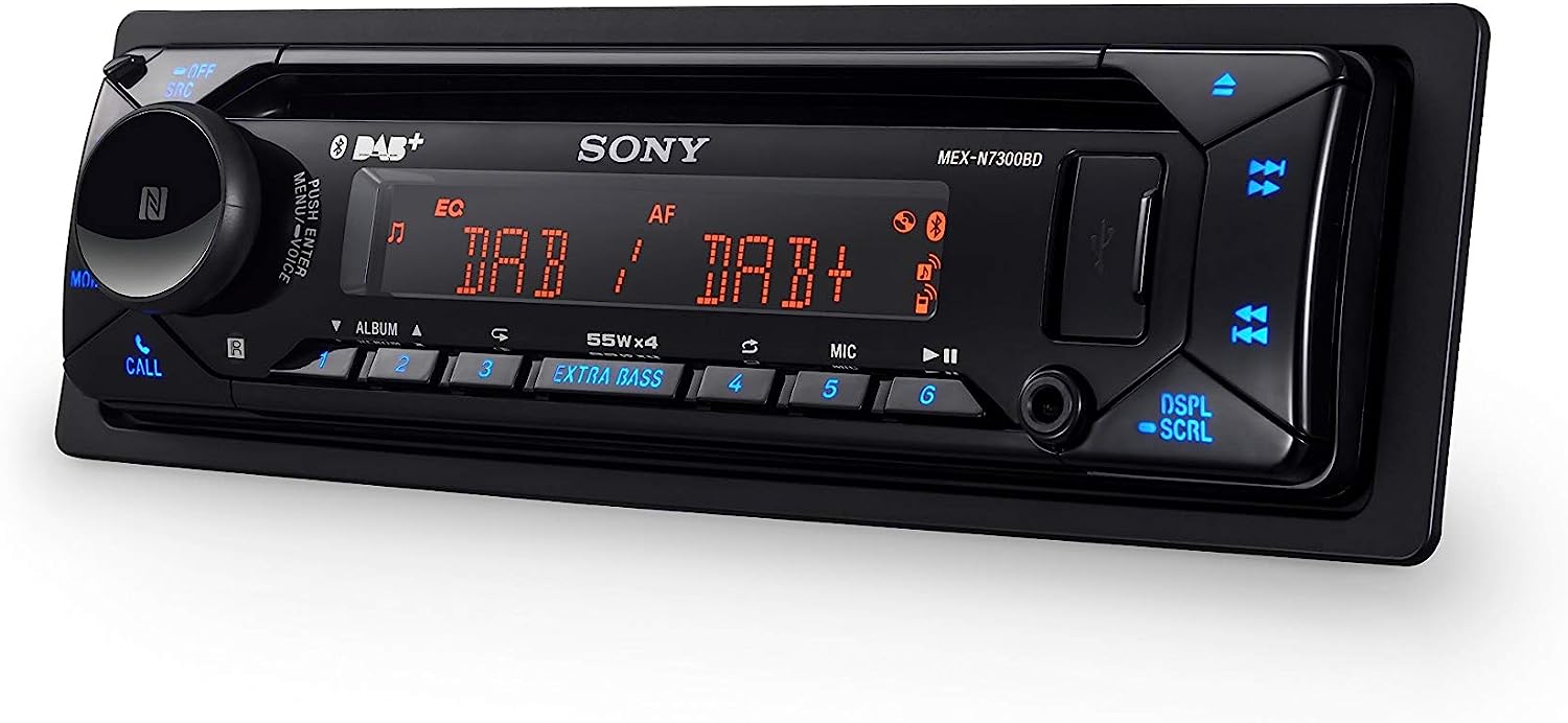 Sony MEXN7300KITEUR Kit Autoradio Mex-n7300bd + Antenna Dab