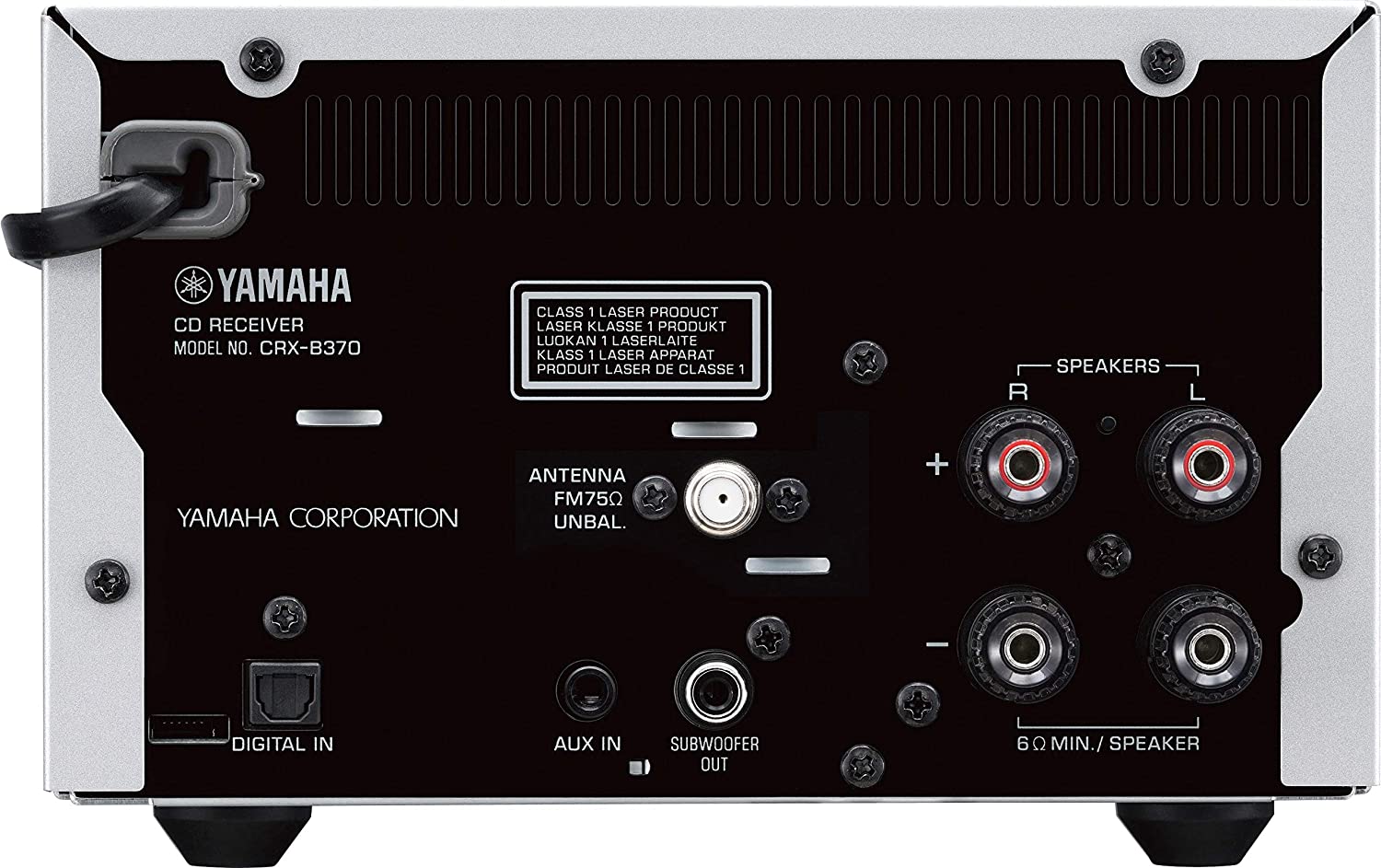Yamaha MCRB370DBL Micro Hifi 20w Bt Cd/aux Usb Fm Dab+ Nero