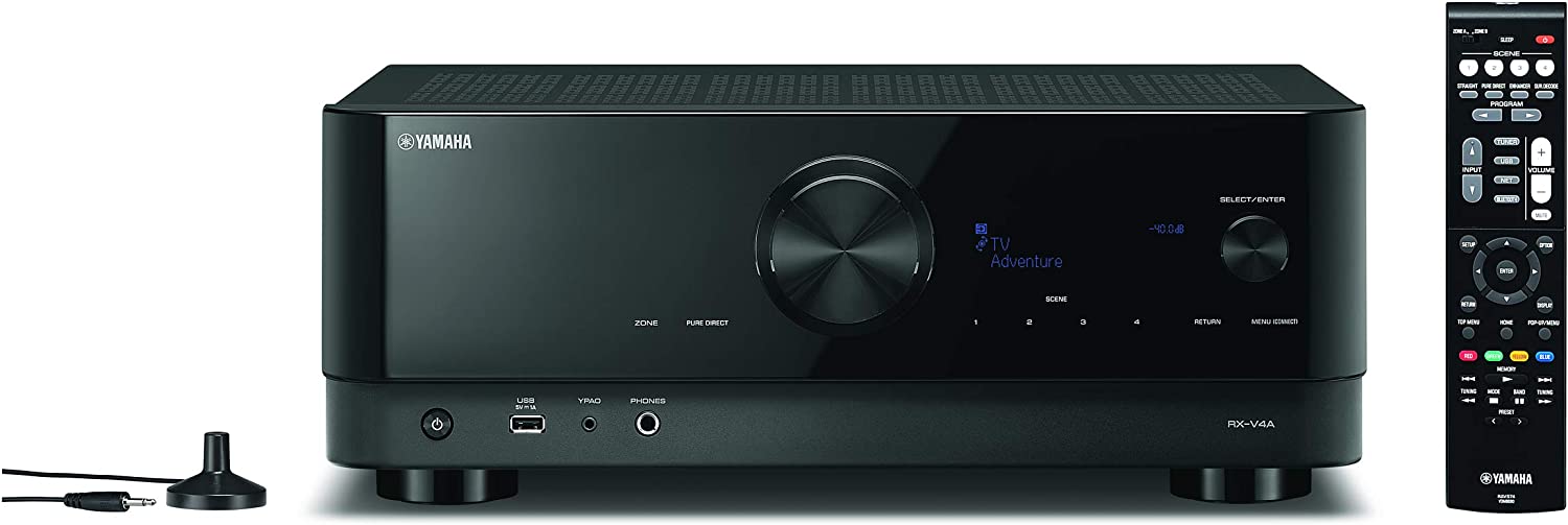 Yamaha RXV4ABL Sintoampli. 5.2 4k Hdr Arc Musiccast Nero