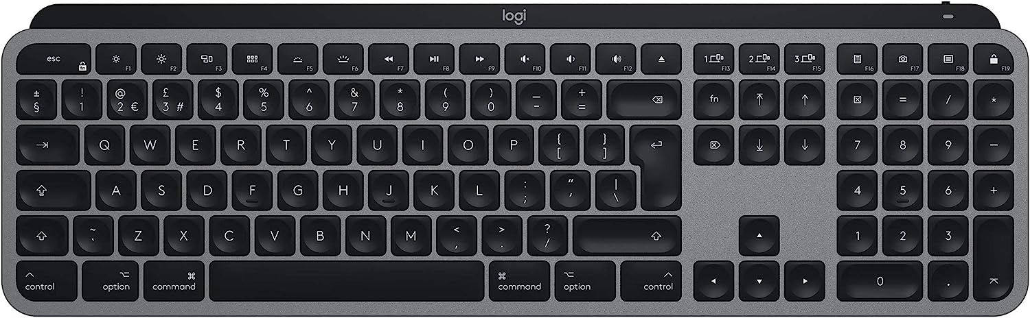 Logitech 920009841 Tastiera Wireless Mx Keys Per Mac