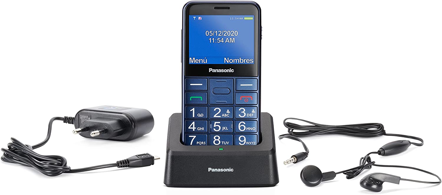 Panasonic Telefono Cellulare KX-TU155 Blu