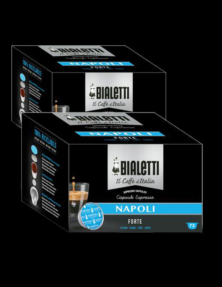 Bialetti 096080400 Capsule Caffe Gusto Napoli 72pz Multipack