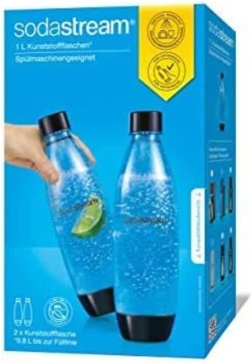 Sodastream 2270072 Bipack Bottiglie X Gasatore Duo 1lt Plastica 2pz