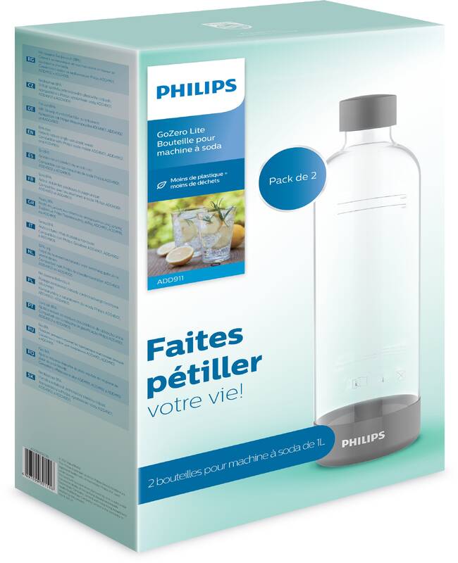 Philips Bottiglia Per Gasatore GoZero ADD4901 ADD4902 e ADD4905
