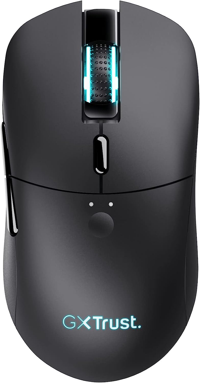 Trust Gaming GXT 980 Redex Mouse da gioco wireless ricaricabile Nero