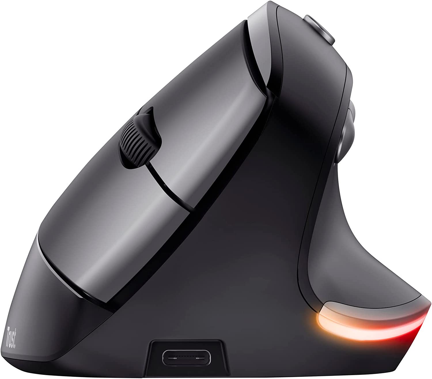 Trust Bayo Mouse wireless ergonomico ricaricabile Nero