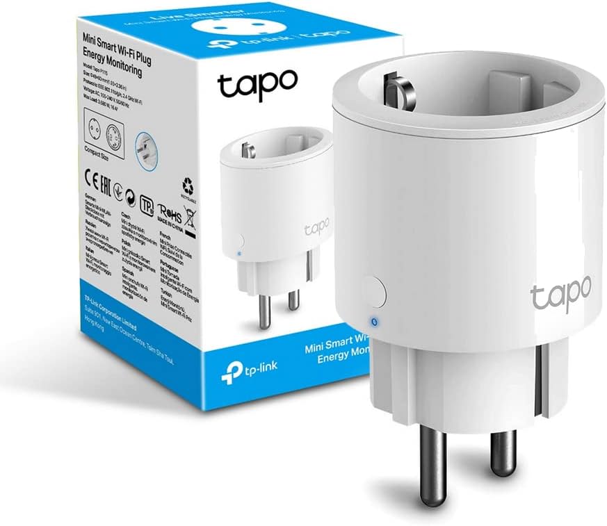 Tp-link TAPOP115 Mini Presa Smart Wi-fi Plug Comp.+energy Mon. 16ah