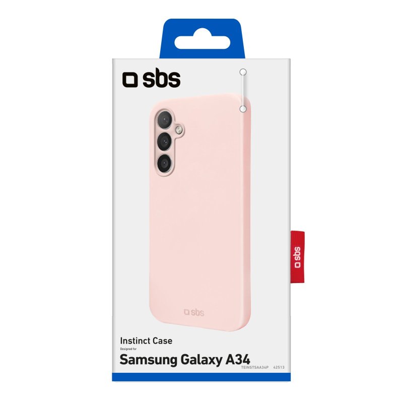 SBS Cover Instinct per Samsung Galaxy A34 Rosa