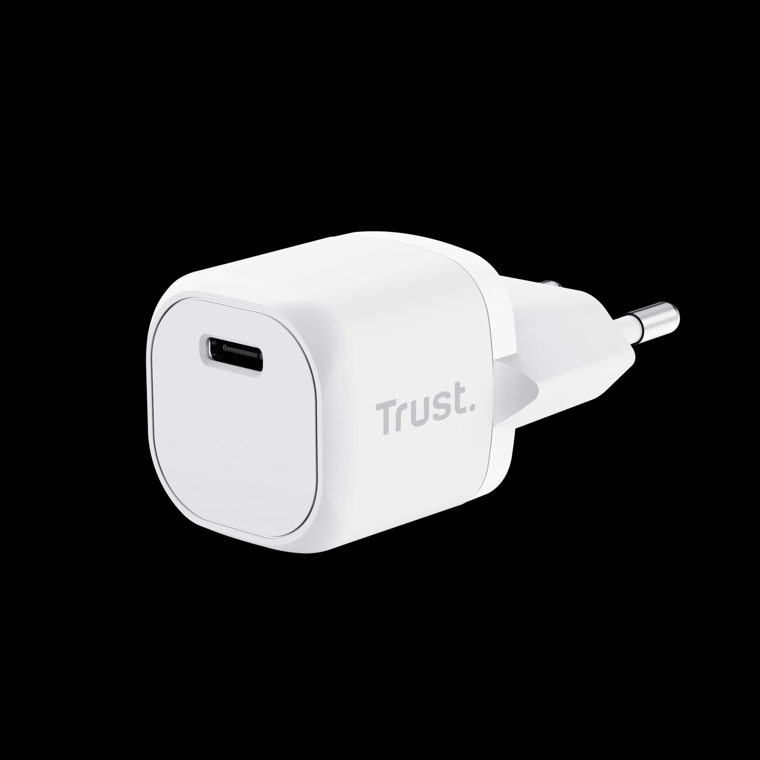 Trust Maxo Caricabatterie USB-C PD ultracompatto da 20 W Bianco