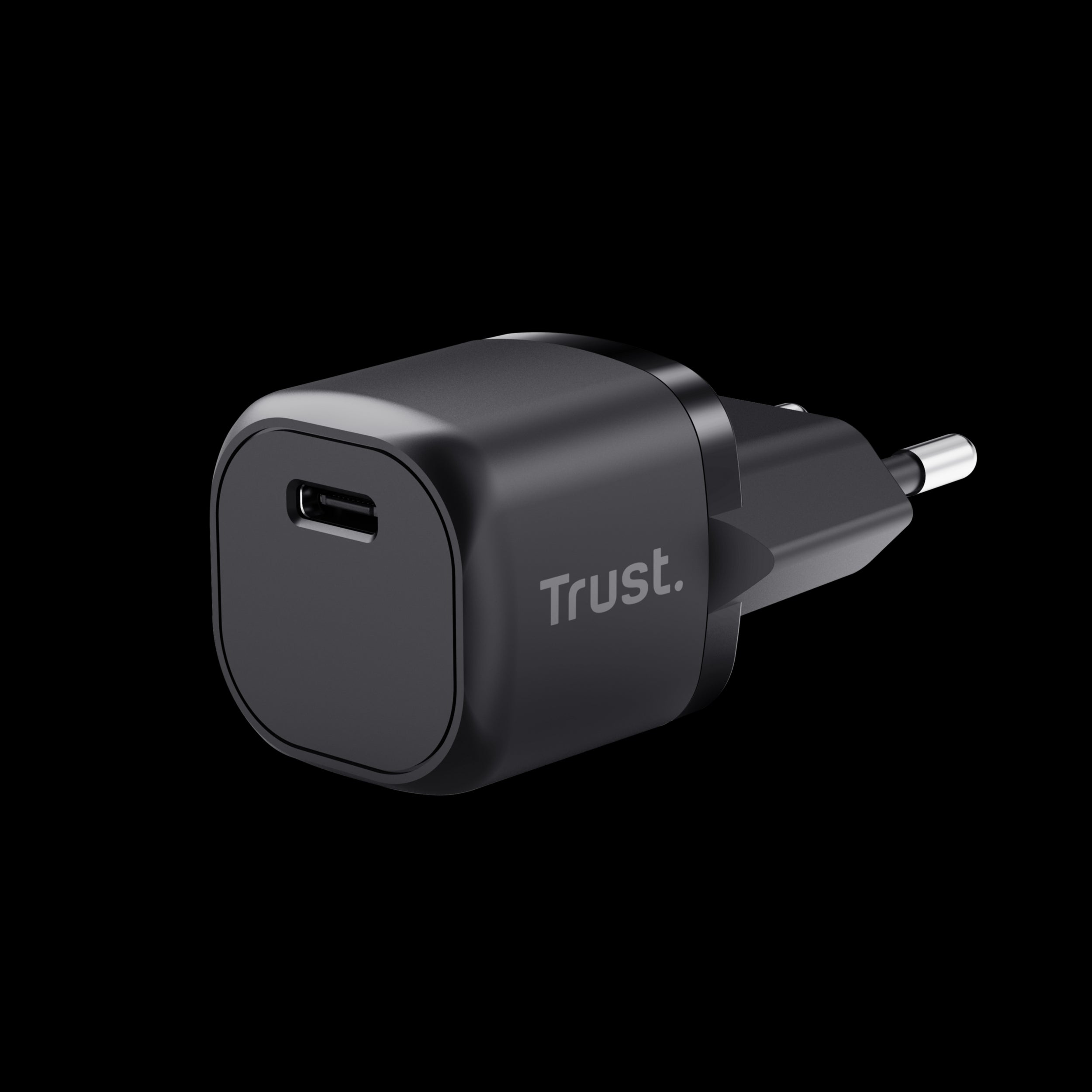 Trust Maxo Caricabatterie USB-C PD ultracompatto da 20 W Nero