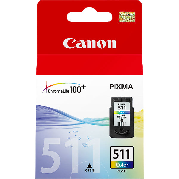 Canon 2972B010 Cart.ink-jet Colori Cl511 9ml Security Blister.