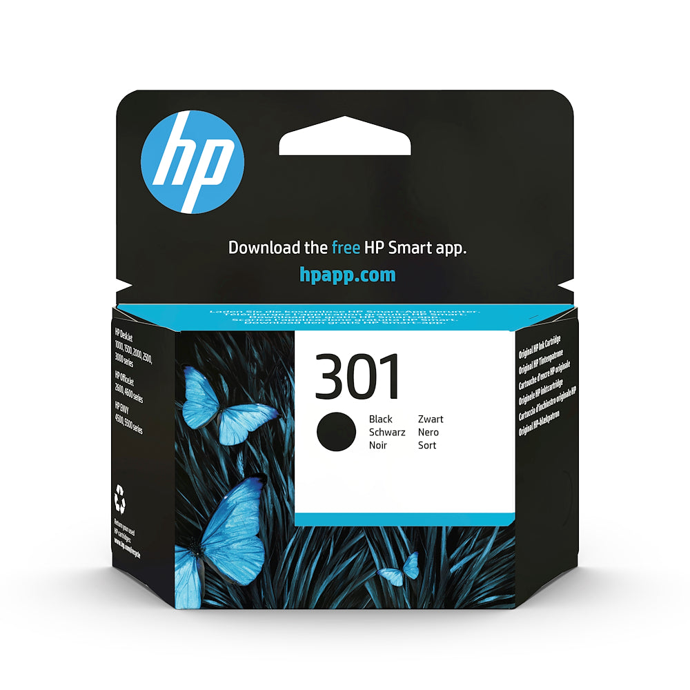 Hp CH561EE301 Cart.ink-jet Nero Hp301 Blister