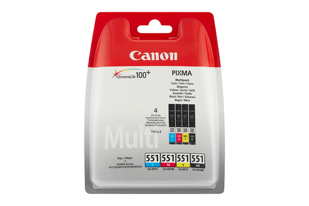Canon 6509B008 Cart.ink-jet Color Multipack Cli551 Blister