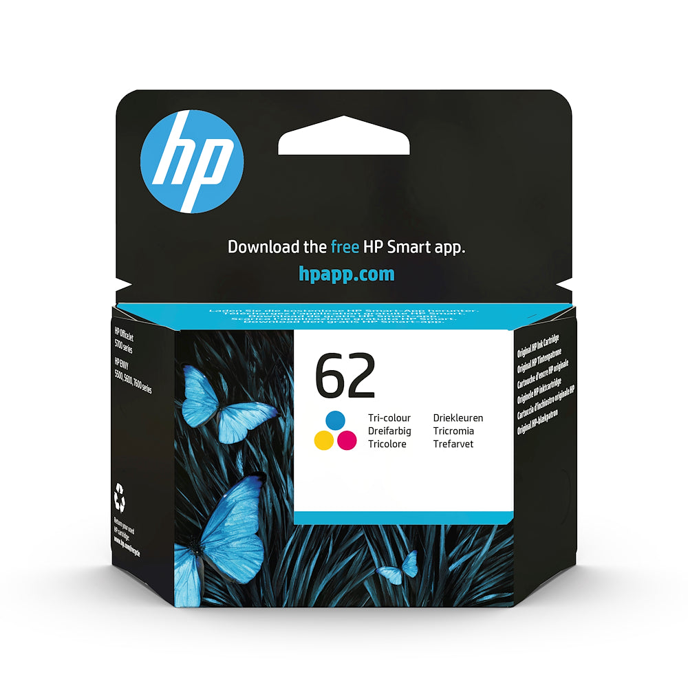 Hp C2P06AEBL Cart.ink-jet Hp 62 Tricolor Blister