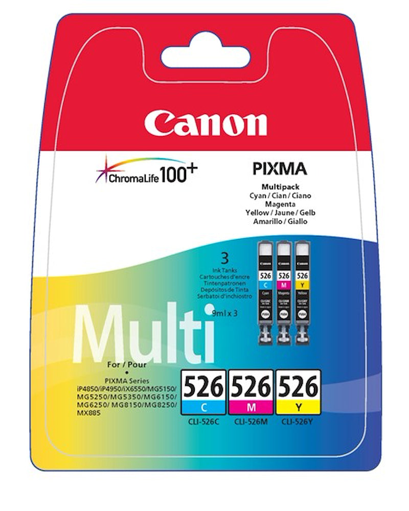 Canon 4541B009 Cart.ink-jet Cli-526 C/m/y Multipack