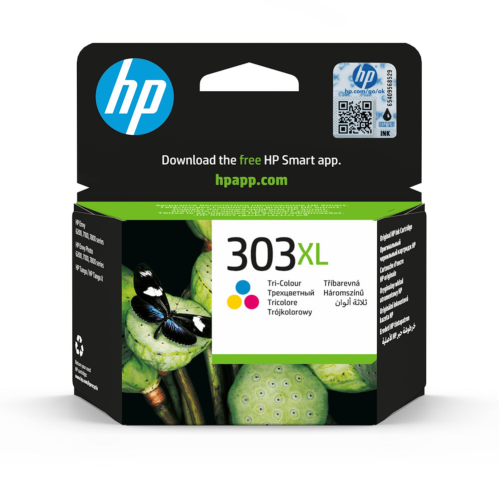 Hp T6N03AE Cart.ink-jet Hp 303 Xl In Blister Colore