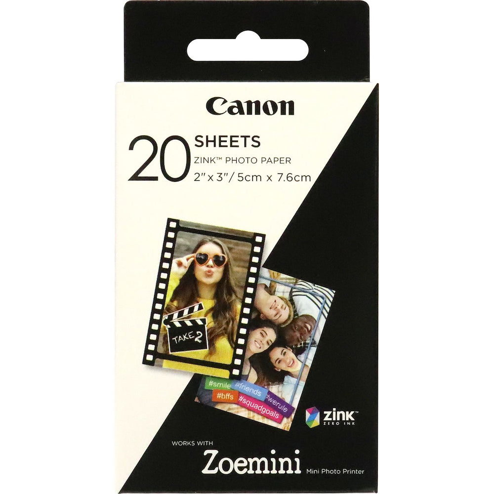 Canon 3214C002AA Carta Fotografica Zp2030 20fogli Per Zoe Mini