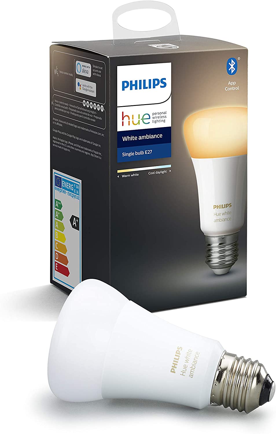 Philips 929002216901 Lamp.led 8.5w E27 2200/6500k Hue White Ambiance