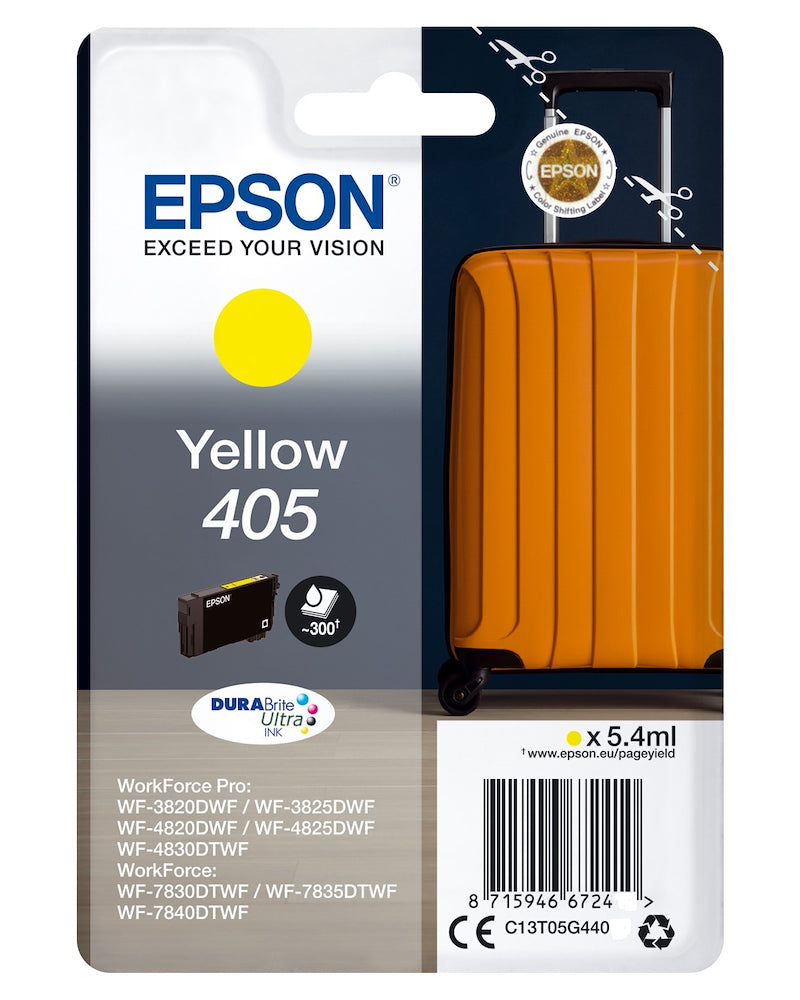 Epson C13T05G44020 Cart.ink-jet Valigia Durabrite Ultra 405 Giallo