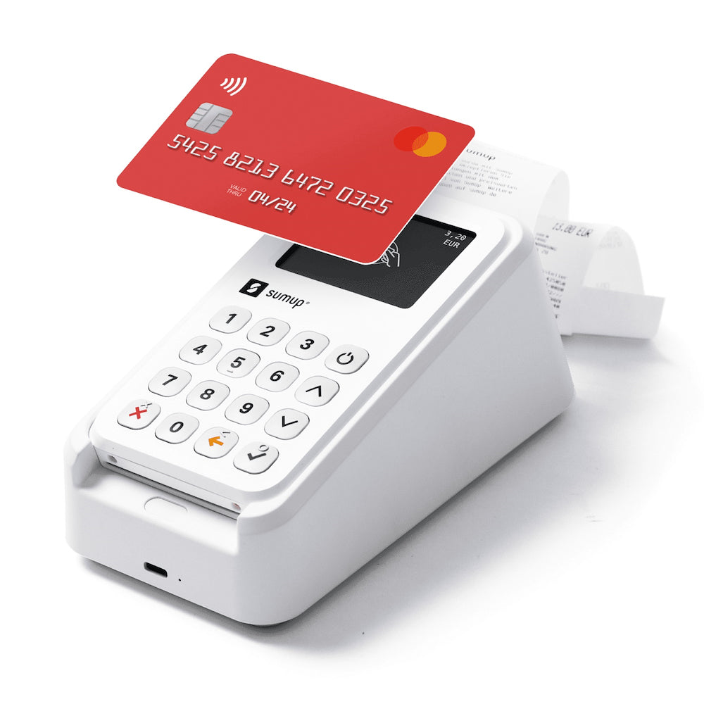 Sumup Lettore Di Carte Pos Contactless Wifi 3G + Stampante
