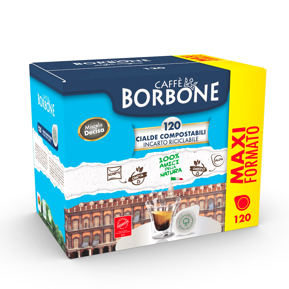 Caffè Borbone Confezione 120 Cialde 44 mm Miscela Decisa
