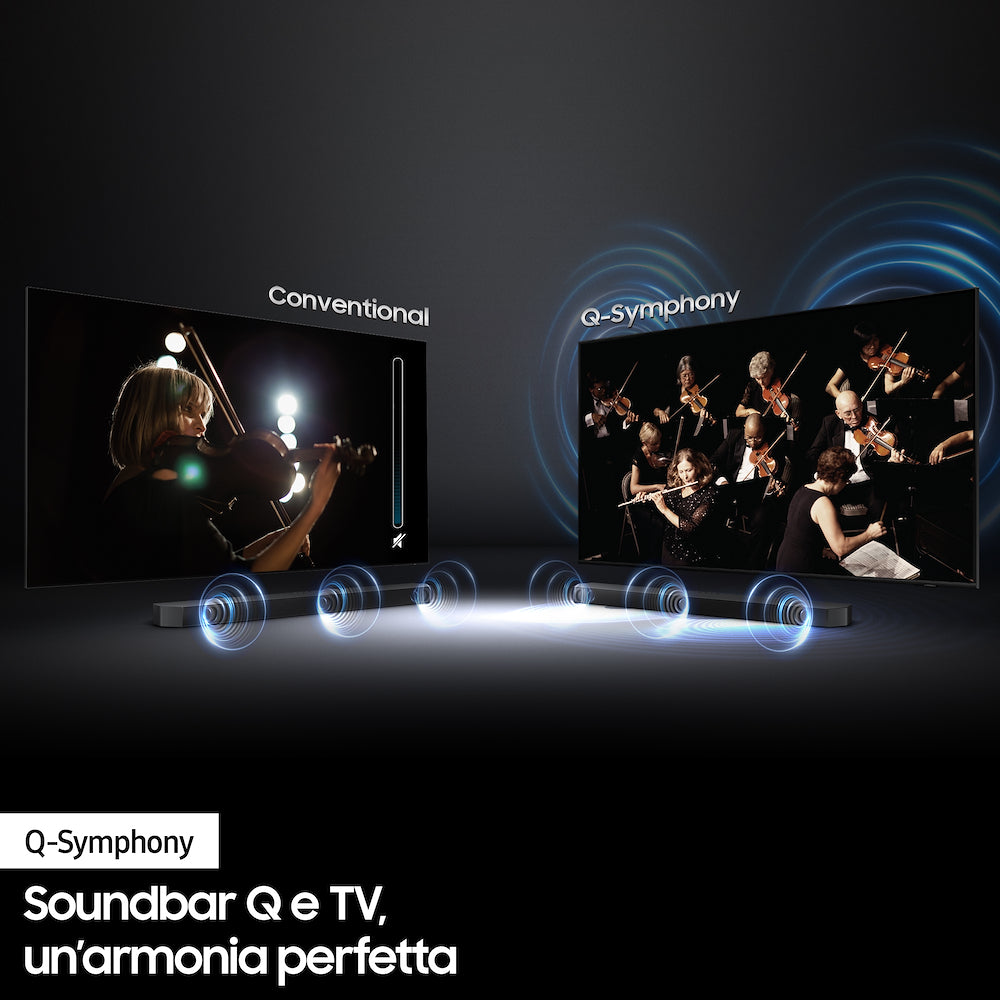 Samsung HWQ600BZF Sound Bar 360w C/subwoofer 160w Usb/hdmi Bt Nero