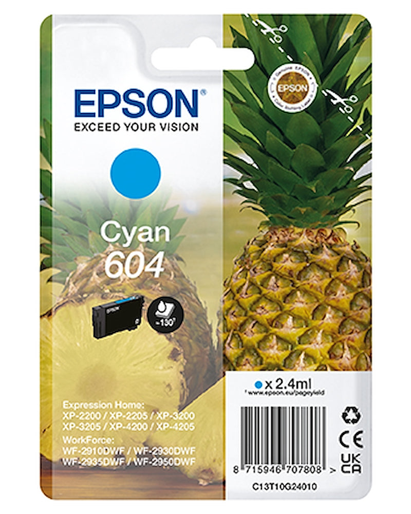 Epson C13T10G24020 Cart.ink-jet 604 Ananas Ciano