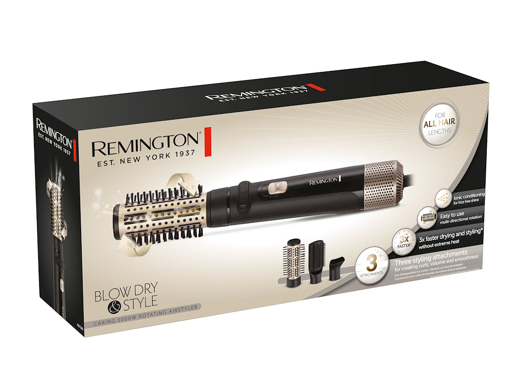 Remington AS7580 Spazzola Capelli 1000w 3access. Blow Dry & Style