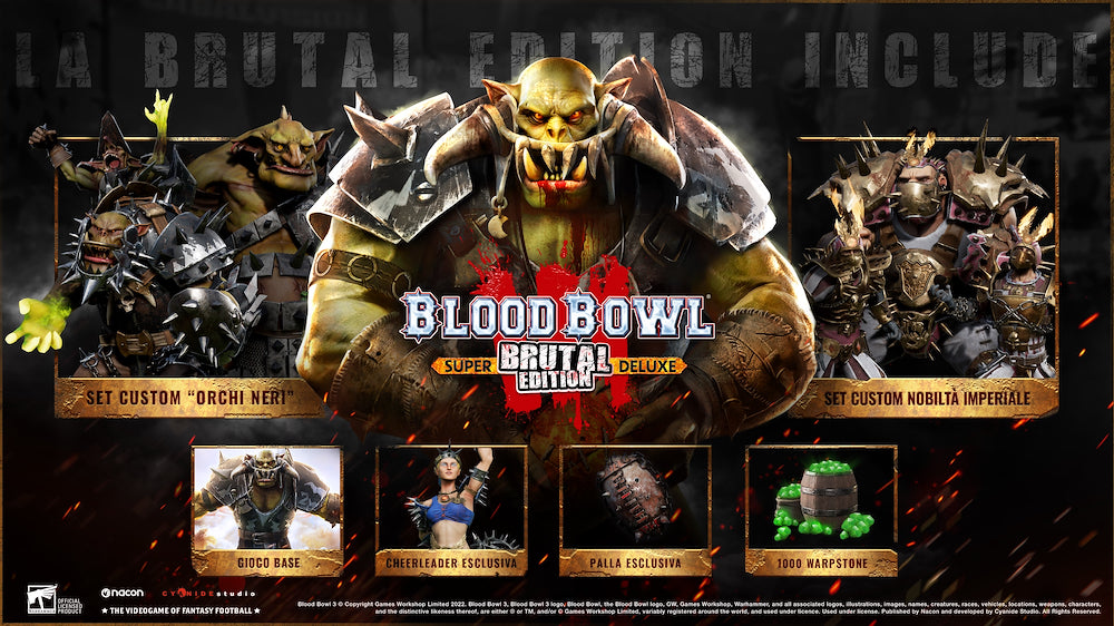 Nacon PS5BLOODBOWL3IT Gioco Ps5 Blood Bowl 3