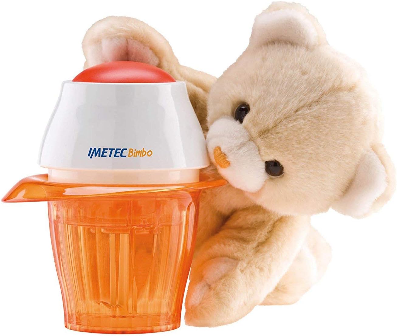 Imetec 7378M Omogeneizzatore 180w Lama Inox White/arancio