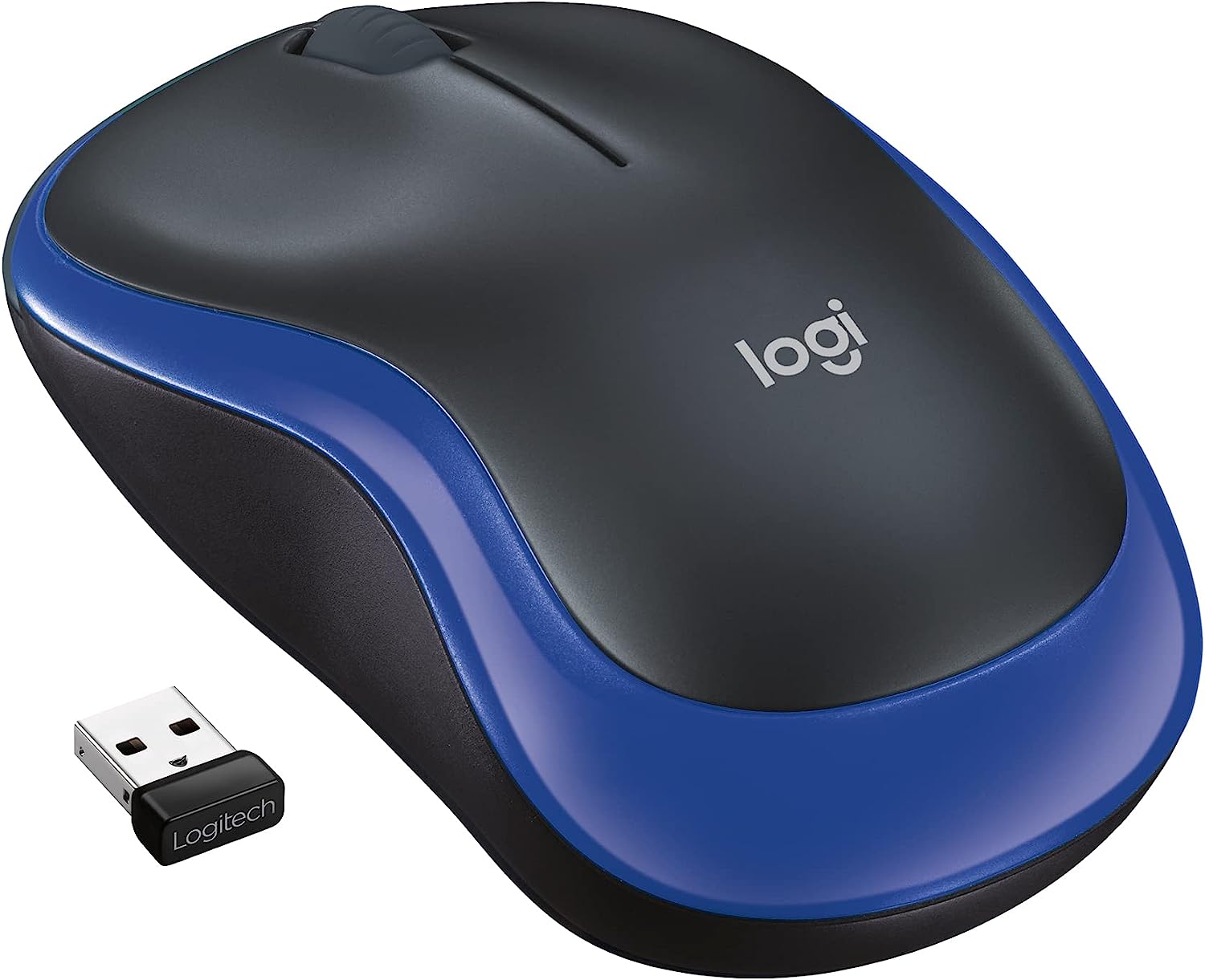 Logitech 910002236 Mouse Wireless M185 Blu