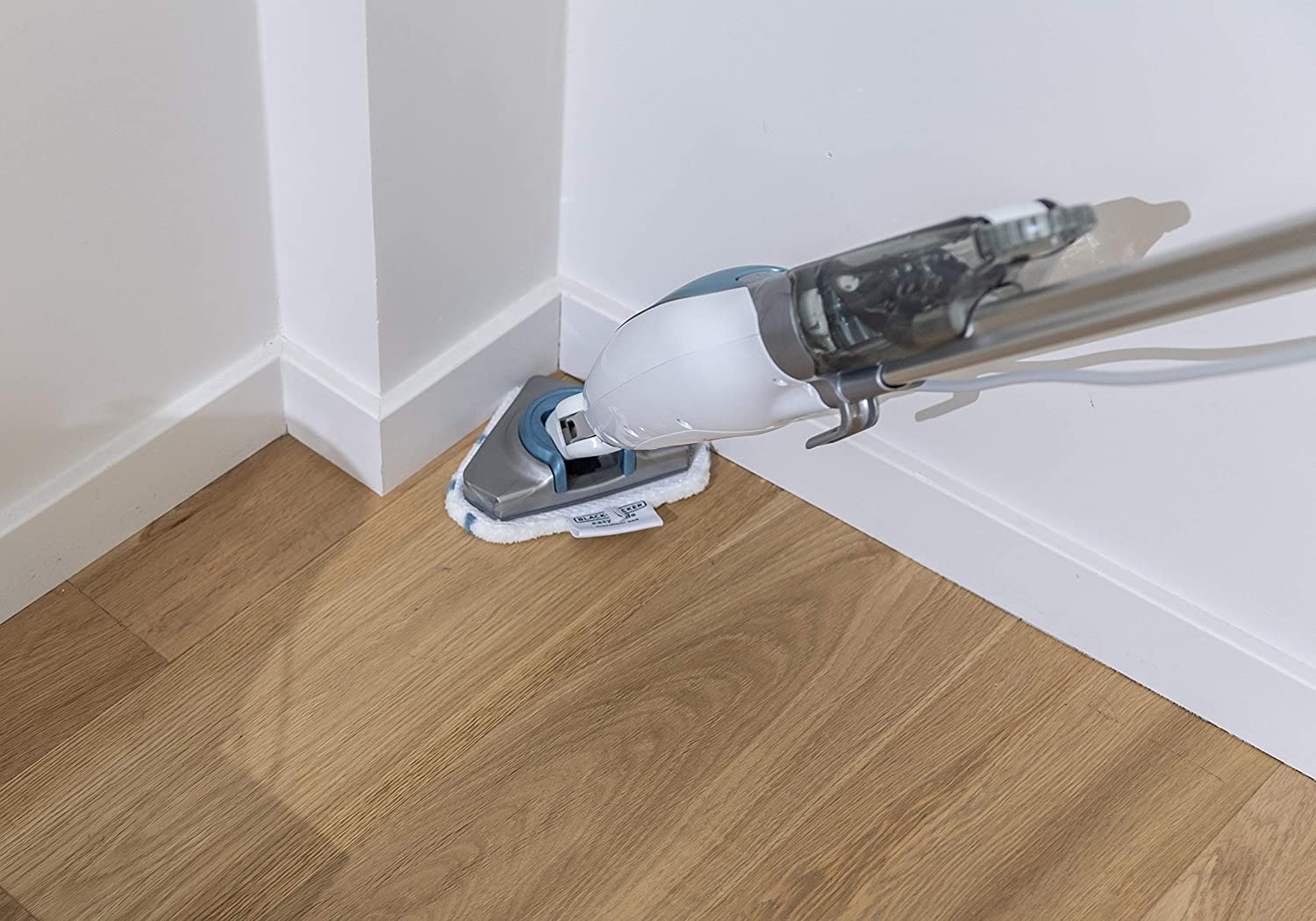 Black+decker FSM1630 Scopa Vapore 1600w 500ml Cavo 6mt Azzurro/bianco