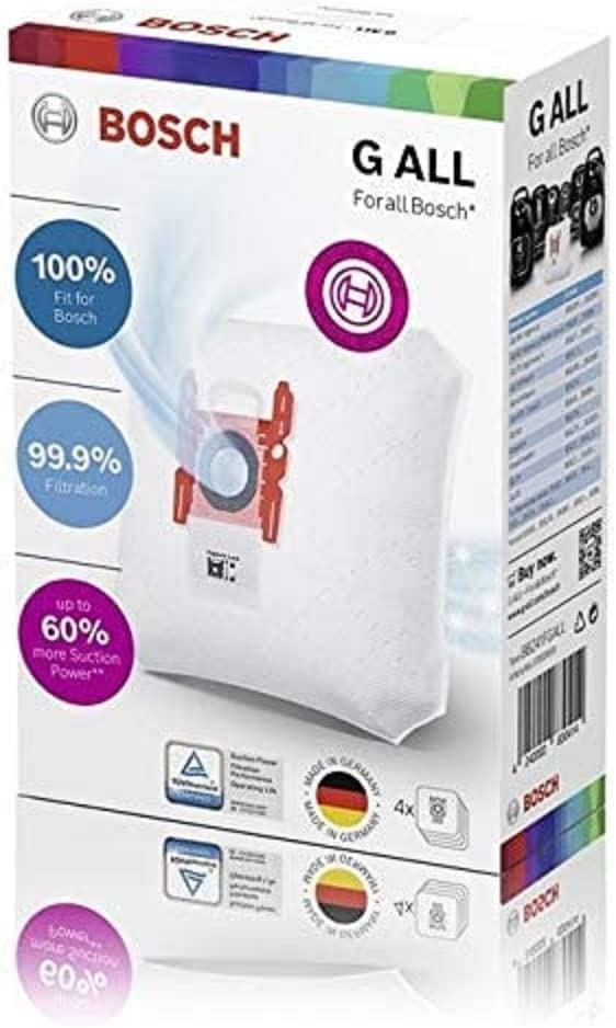 Bosch BBZ41FGALL - Sacchetti PowerProtect per aspirapolvere 5L
