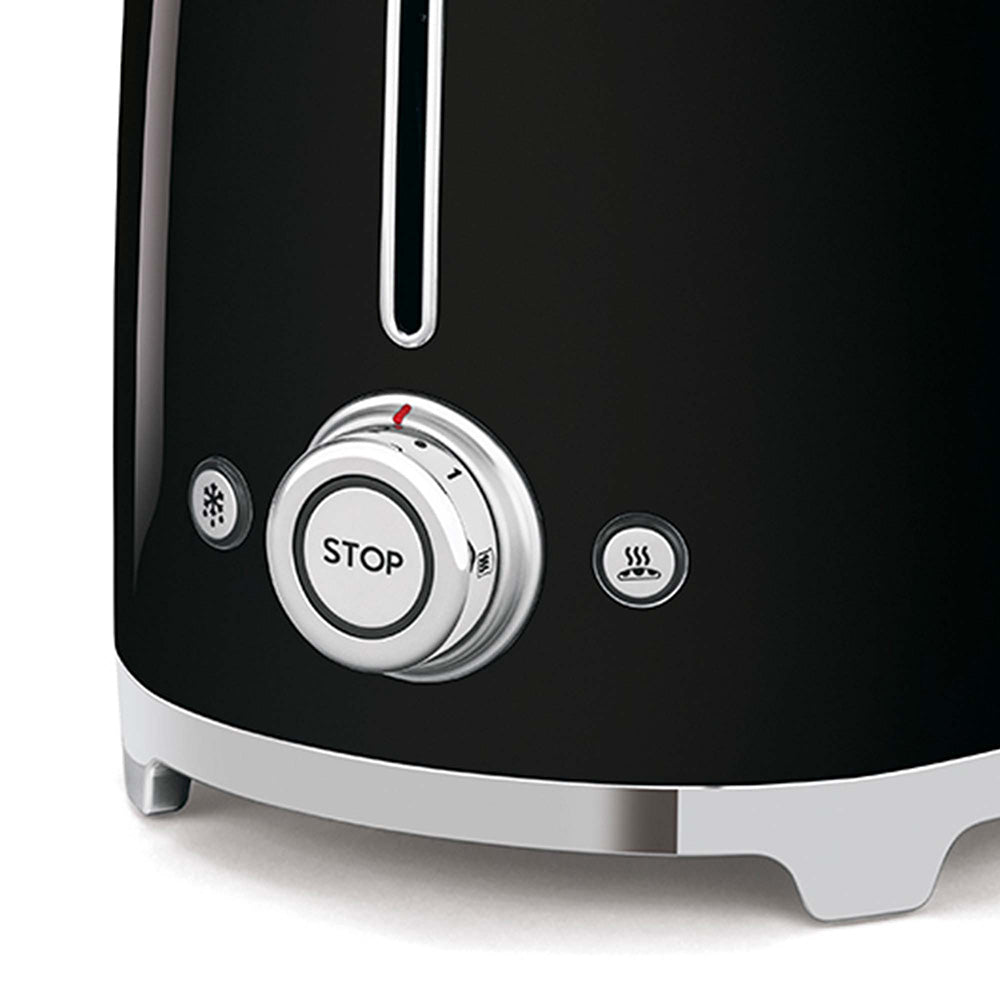 Smeg TSF02BLEU Tostapane 1500w 3prog. 2scomp.4fette Anni50 Nero