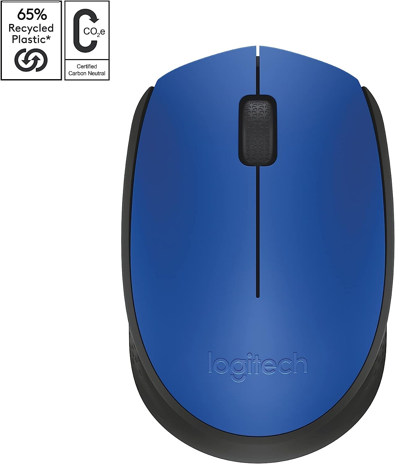 Logitech 910004640 Mouse Wireless 10mt M171 Nero, Blu