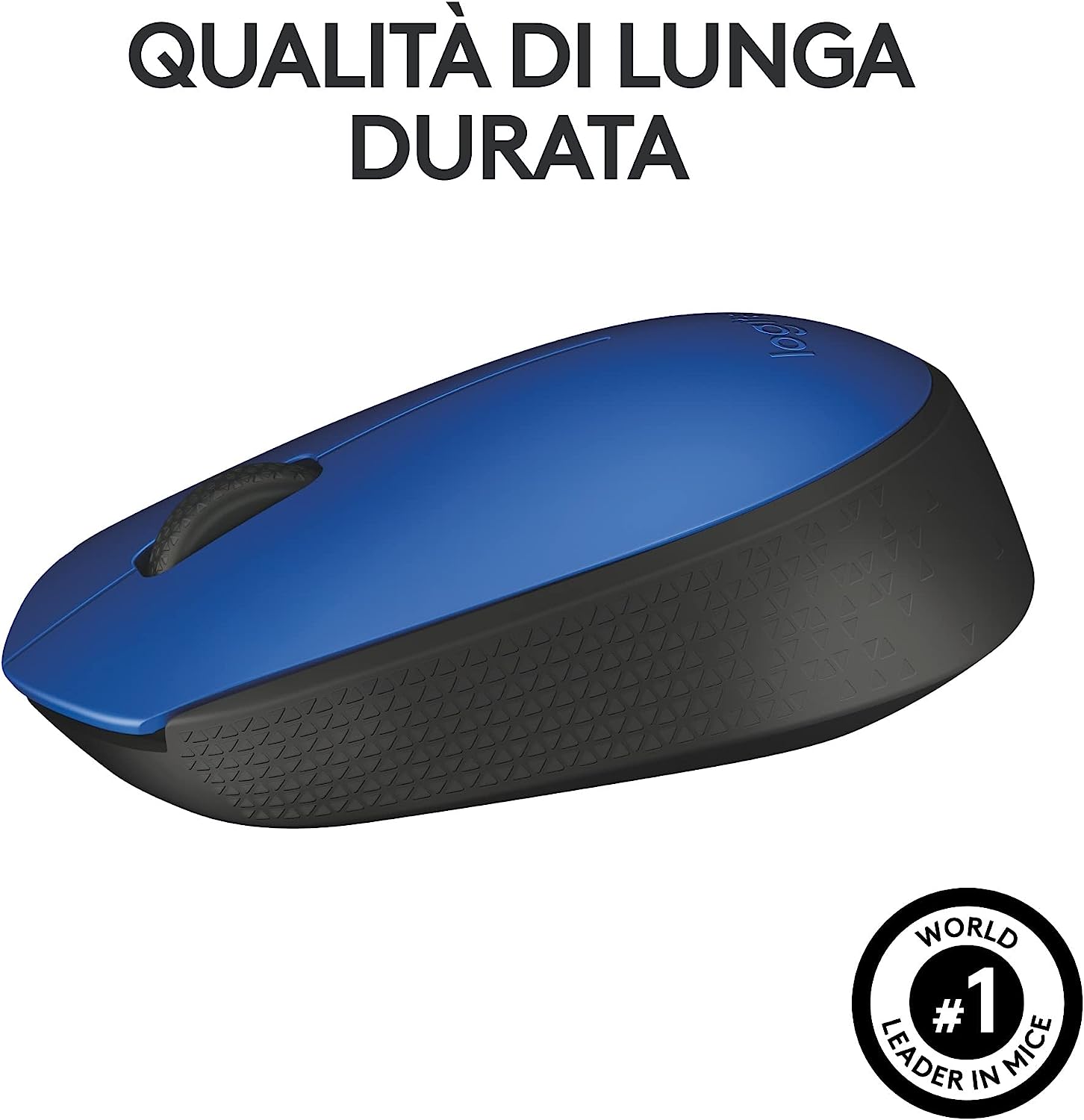 Logitech 910004640 Mouse Wireless 10mt M171 Nero, Blu