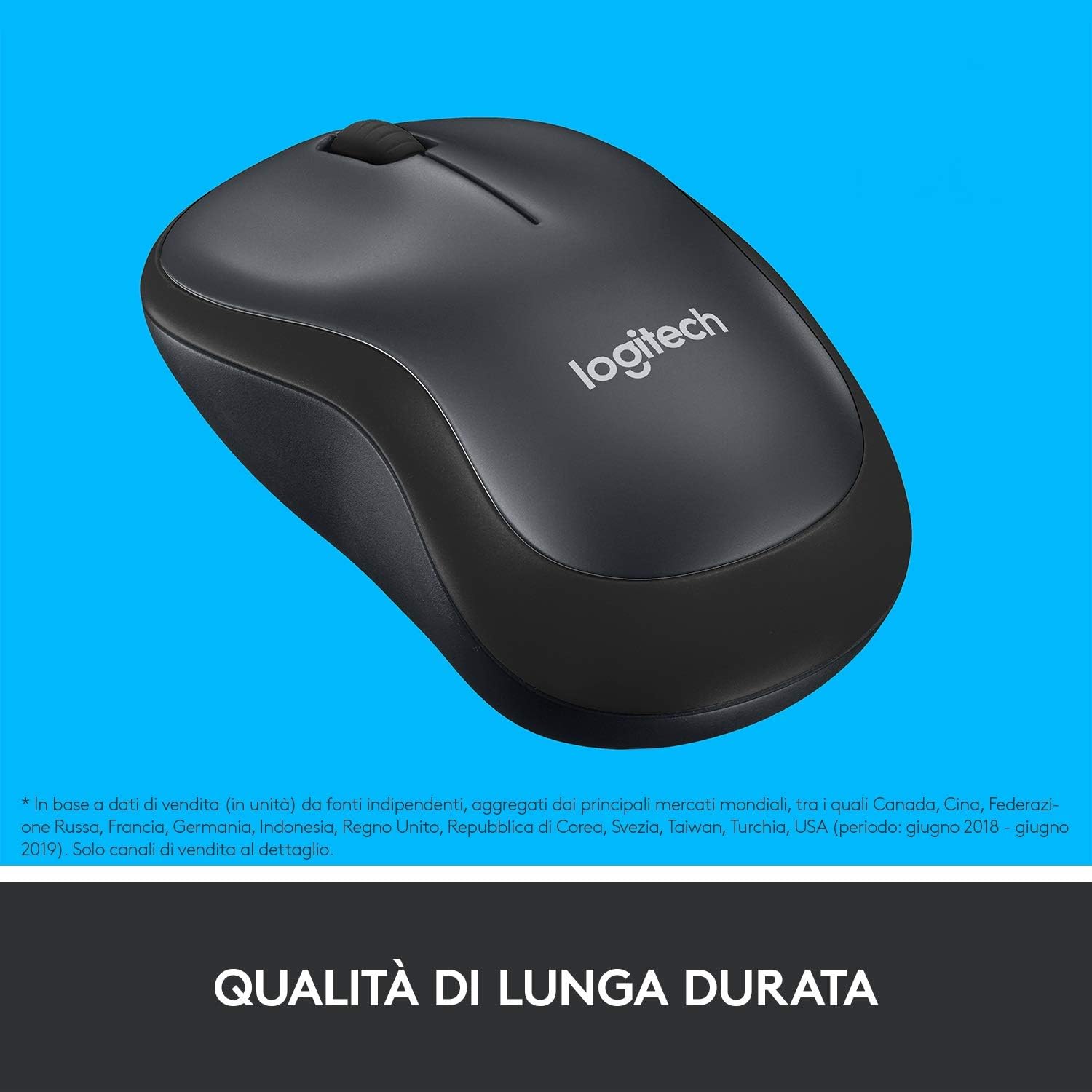 Logitech 910004878 Mouse Wireless Silent 3tasti M220 Black