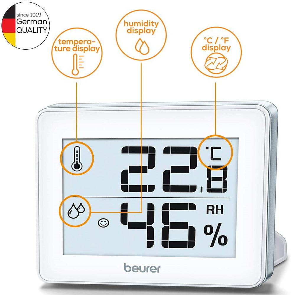 Beurer HM16 Termoigrometro Temp./umidita Aria Indicat.smiley