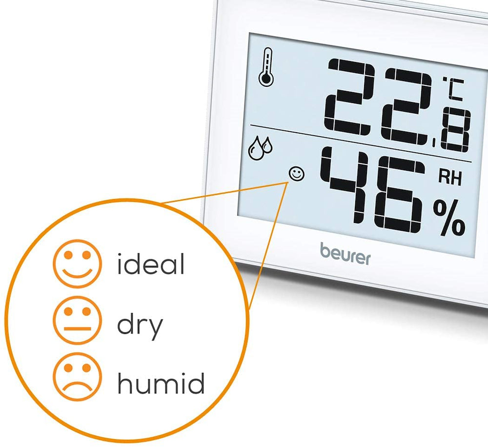 Beurer HM16 Termoigrometro Temp./umidita Aria Indicat.smiley