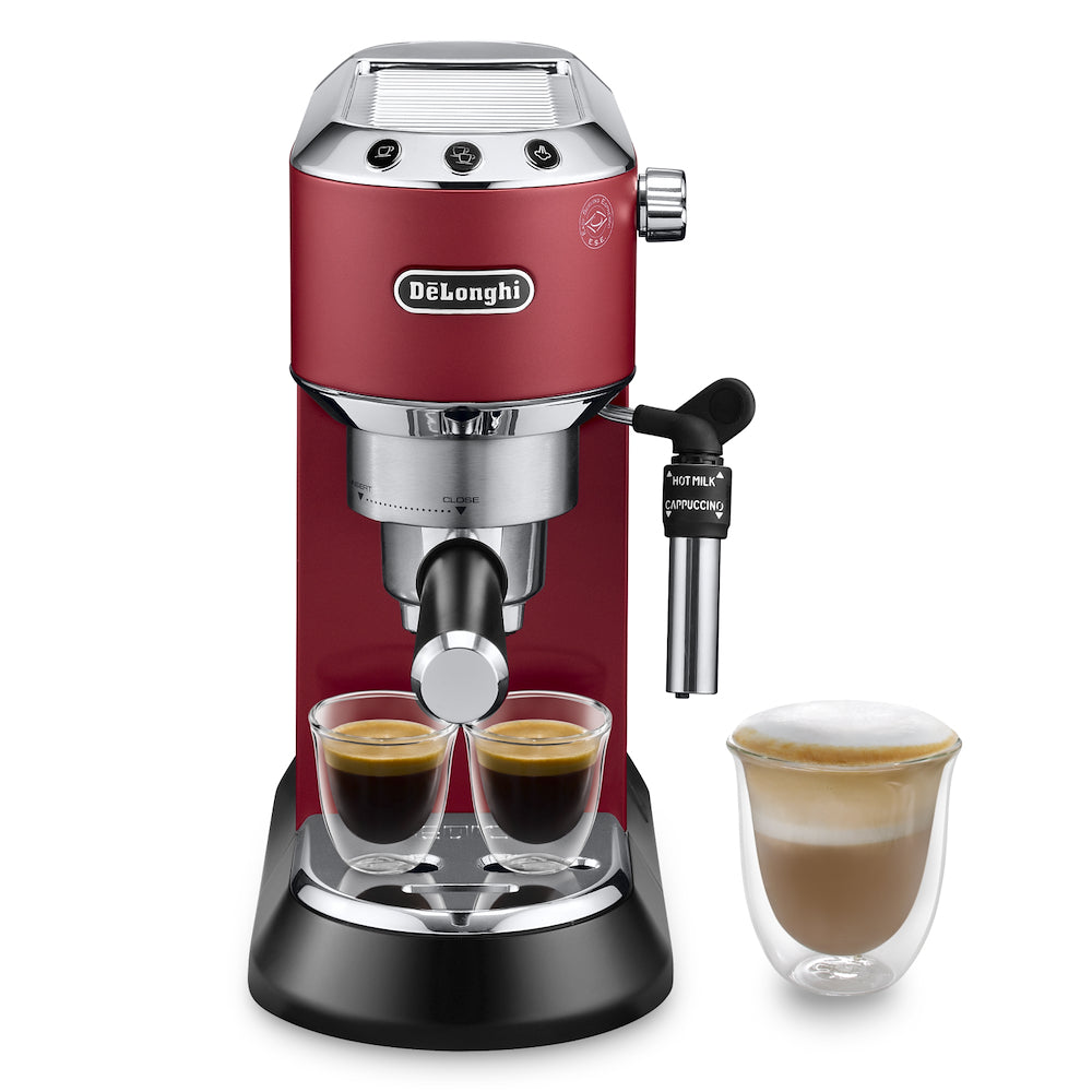 De Longhi EC685R M.caffe' Cialde/polv.1lt C/cappucci.regolab. Red