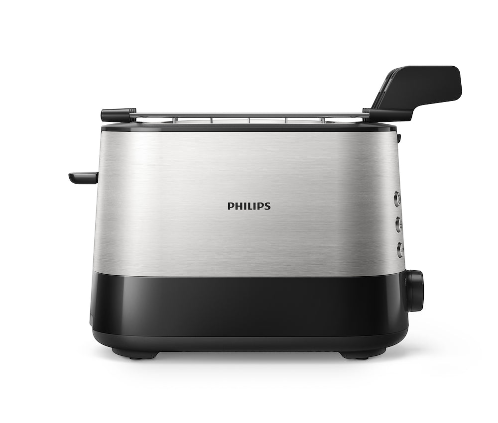 Philips HD2639 Tostapane 730w 7prog. 2scomp. Inox/nero