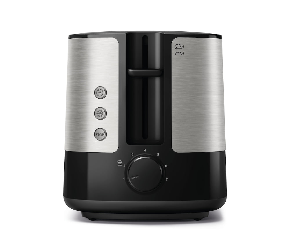 Philips HD2639 Tostapane 730w 7prog. 2scomp. Inox/nero