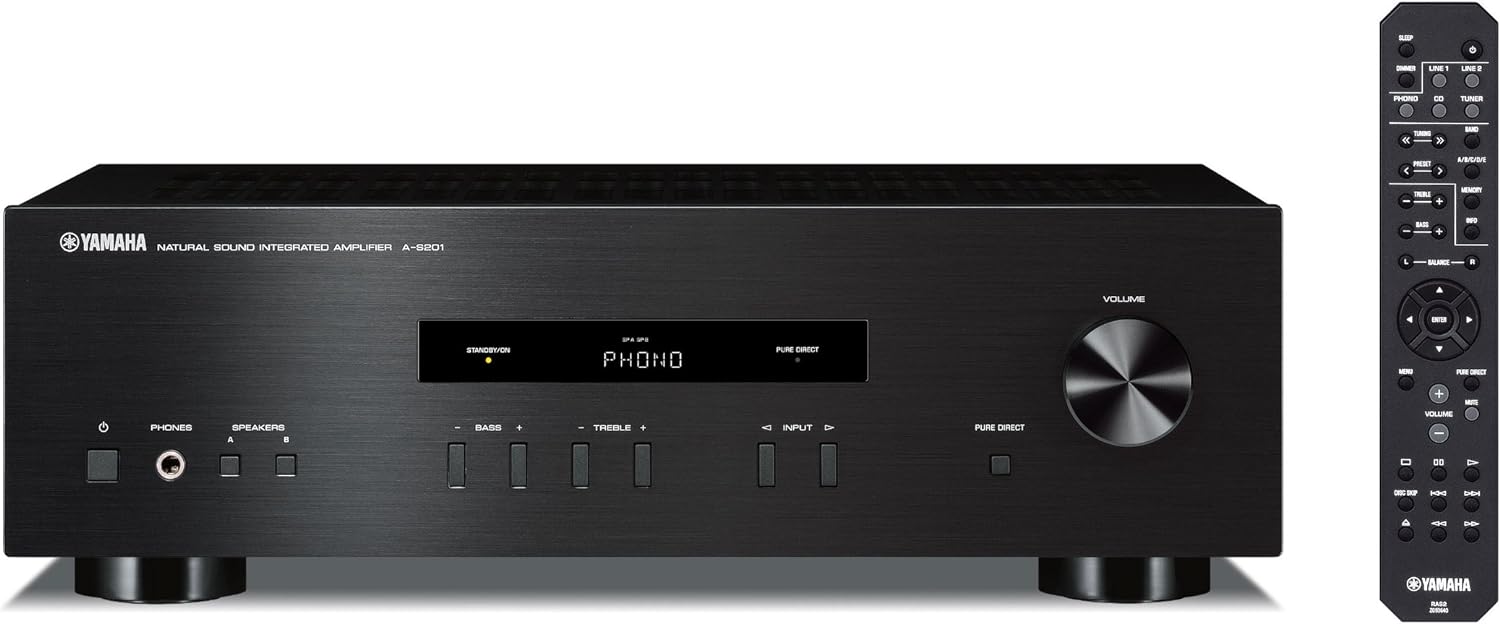 Yamaha AS201BLACK Amplificatore 2x140w 10hz-100khz 10db Nero